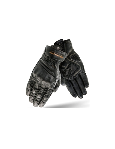 SHIMA Aviator Motorcycle Touring Gloves Black