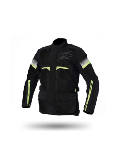 SPYKE Equator Dry Techno Lady Jacket Negro/Antra/Amarillo