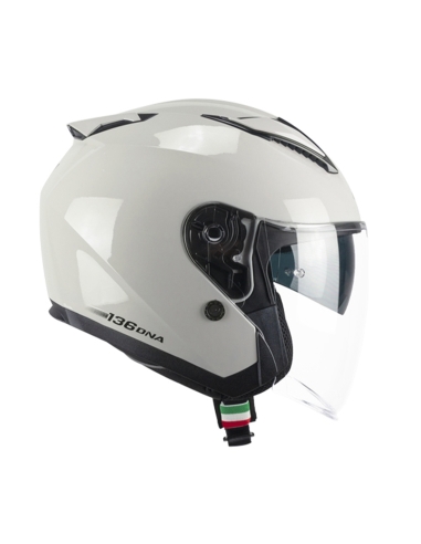 Casque d'équitation scooter jet 136A DNA MONO gris