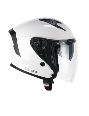 Capacete de motociclismo CGM 127A DEEP MONO Jet Branco Opaco