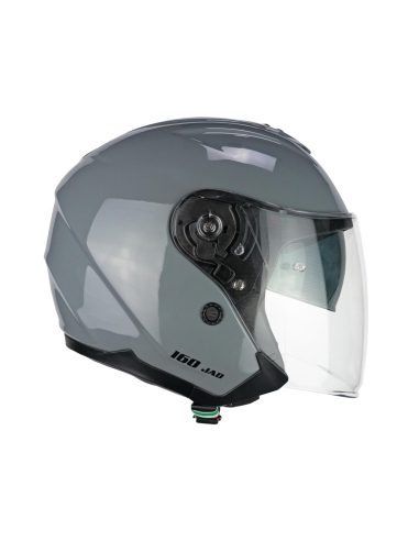 Casque de course moto Jet CGM 160A JAD MONO Gris