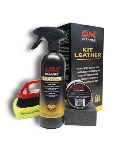 QM Cleaner KIT KIT QM Cleaner LEATHER | Kit de nettoyage et d'hydratation du cuir| Kit de limpieza e hidratación cuero