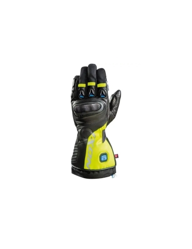 IXON - GUANTES TEXTILE CALEFACTABLE IT-ASO EVO NEGRO/AMARILLO