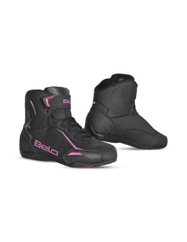 BELA - Botas Jet Evo Piel Lady Negro/Rosa