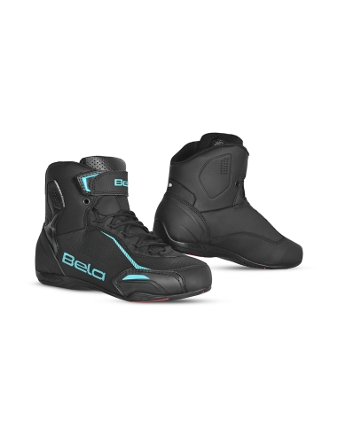 BELA - Botas Jet Evo Piel Lady Negro/Turquesa