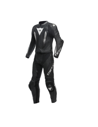 DAINESE - AGUNA ECA 5 2PC LEATHER SUIT BACK  BACK  WHITE