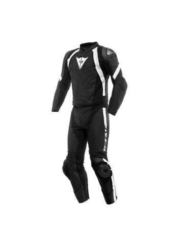 DAINESE - TUTA 2 PEZZI IN PELLE AVRO 4 BACK-BIANCO OPACO