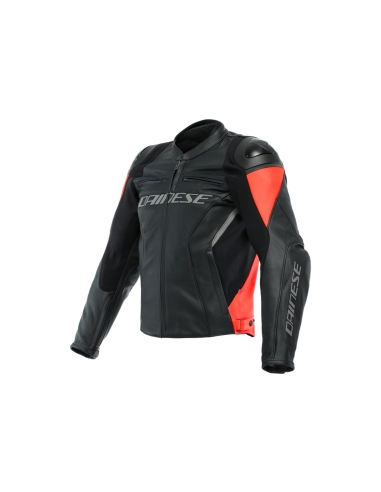 DAINESE - RACING 4 LEATHER  JACKET BACK  FUO-RED