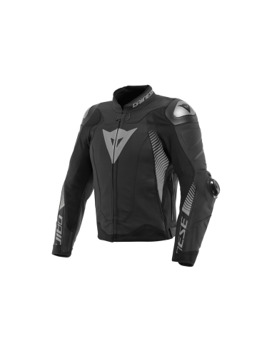 DAINESE - UPER PEED 4 EATHER JACKET BACK-ATT  CHARCOA-GRAY