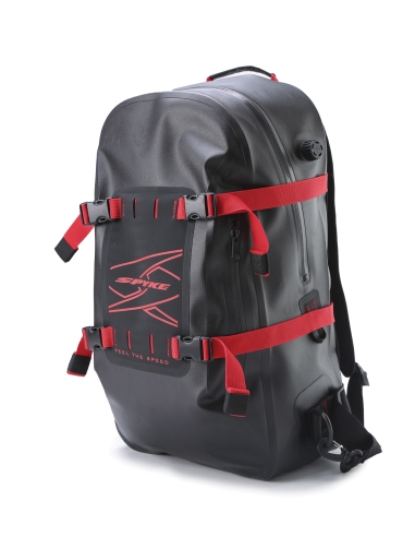 AQUA BAG WATERPROOF BACKPACK BLACK/RED-TU