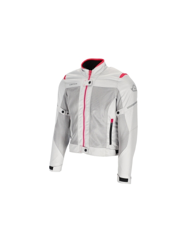 ACERBIS - Chaqueta Ce Ramsey Vented Lady Hielo/Rosa