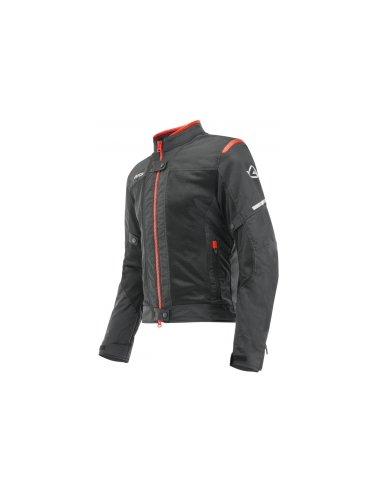 ACERBIS - Chaqueta Ce Ramsey Vented Man Negro/Rojo