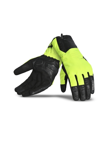 BELA - Guantes Textil Explorer Winter WP Negro/Amarillo Fluor