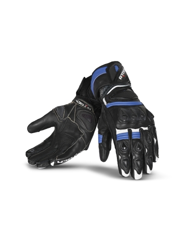 R-Tech Robo Lady Gants de Course Moto Noir/Bleu