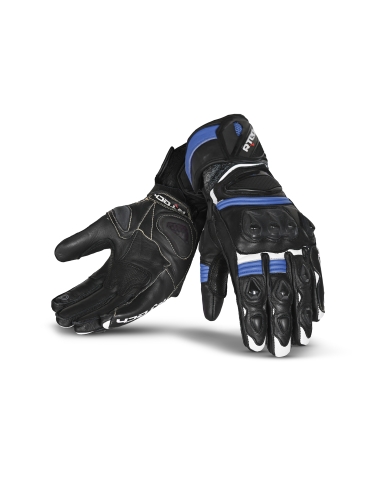 R-Tech Robo Man Gants de Course Moto Noir/Bleu