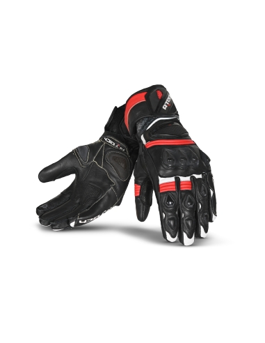 R-Tech Robo Man Gants de Course Moto Noir/Rouge