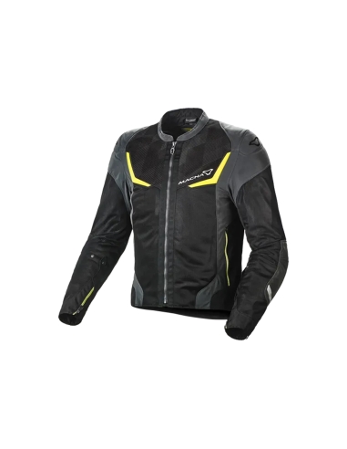 Macna Orcano Chaqueta textil Man Black/Night eye/fluo yellow