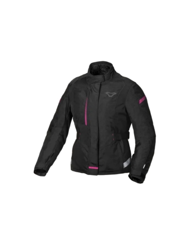 Macna Nivala impermeable Chaqueta textil Mujer Black/pink