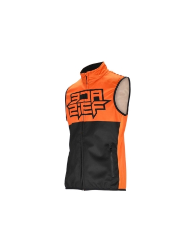 ACERBIS - CHALECO SOFTSHELL LINEAR NERO/ARANCIO