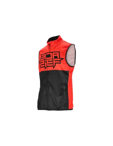 ACERBIS - CHALECO SOFTSHELL LINEAR NERO/ROSSO