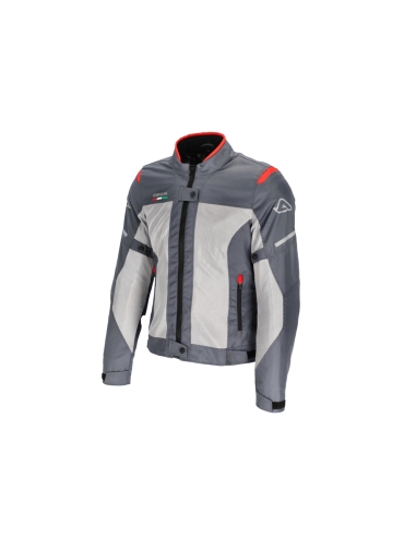 ACERBIS - CHAQUETA CE ON ROAD RUBY LADY GRIGIO/ROSSO