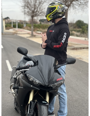 Riderstyle -Sudadera 2 Fast – “Street Racer” Negro