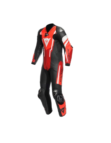 DAINESE - IANO 3 PERF. D-AIR® 1PC LEATHER SUIT BACK  RED  FUO-RED