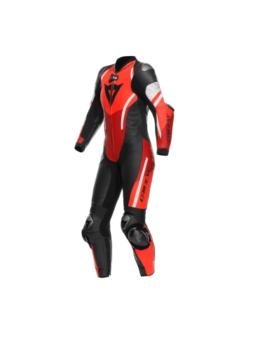 DAINESE - IANO 3 PERF. D-AIR® 1PC LEATHER SUIT WN BACK  RED  FUO-RED