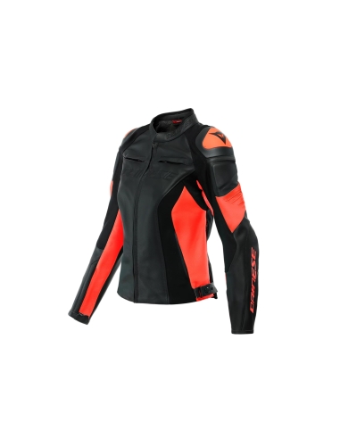 DAINESE - RACING 4 ADY LEATHER  JACKET BACK  FUO-RED