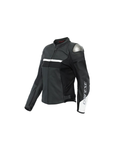 DAINESE - RAPIDA ADY LEATHER  JACKET BACK-ATT  BACK-ATT  WHITE