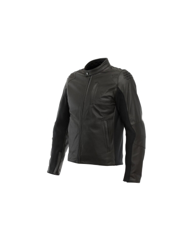 DAINESE - VESTE EN CUIR ITRICE MARRON FONCÉ