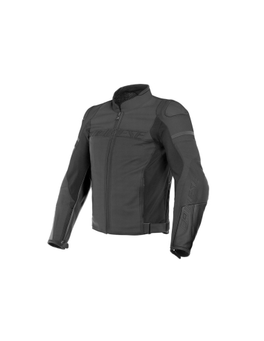 DAINESE - ITRICE PERF. GIACCA IN PELLE MARRONE SCURO