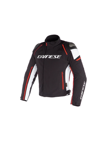 DAINESE - RACING 3 D-DRY® JACKET BACK  WHITE  FUO-RED