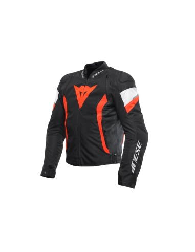 DAINESE - AVRO 5 TE   JACKET BACK  RED-FUO  WHITE