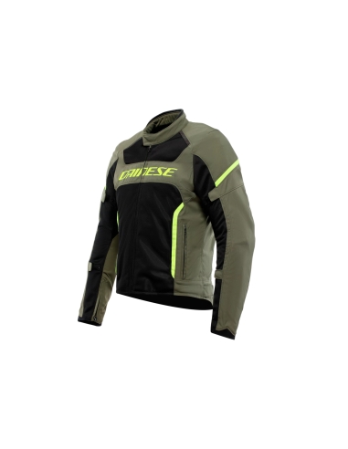 DAINESE - AIR FRAE 3 TE   JACKET ARY GREEN  BACK  FUO YEOW