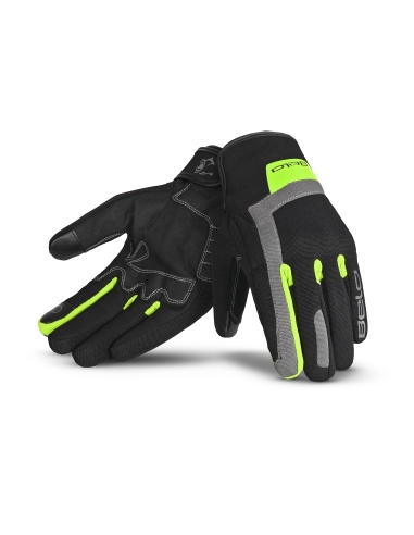 BELA Galaxy Lady WP Gants Moto Noir/Jaune Fluor