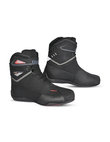 Bela Blaze Botas de motocicleta masculina - Pretas