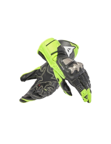 DAINESE - FULL METAL 7 GLOVE BALCK  YELLOW-FLUO