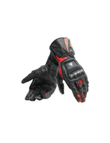 DAINESE -STEEL-PRO GLOVE BLACK  FLUO-RED