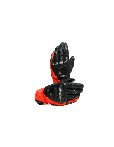 DAINESE - 4 STROKE 2 GLOVE BLACK  FLUO-RED