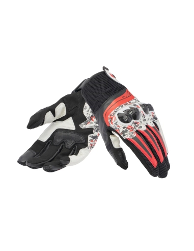 DAINESE - IG 3 UNIE   LEATHER  GOVE BACK  RED PRAY  WHITE