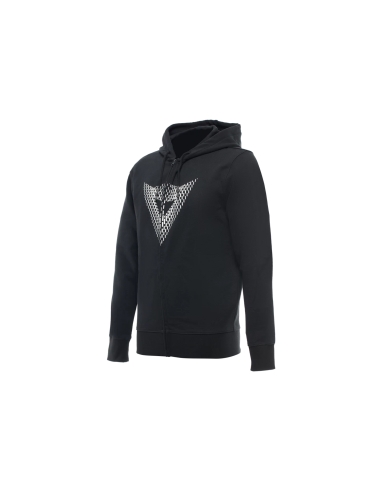 DAINESE - DAINESE HOODIE LOGO BLACK  WHITE