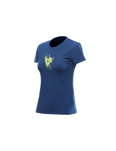 DAINESE - TARMAC T-SHIRT FRAU MARINEBLAU PFINGSTROSE