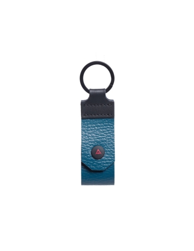 DAINESE - PIN LEATHER  KEYRING PETRO BLUE