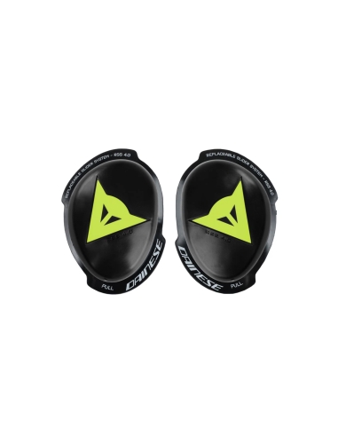 DAINESE - KNEE SIDER FULL KIT BLACK YELLOW-FLUO