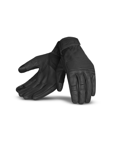 Bela Streeter Lady Gants d'été en cuir Noir