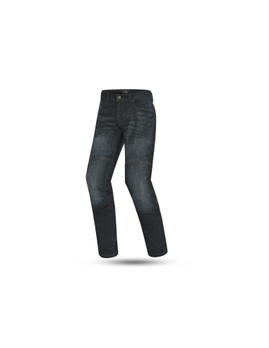 R-Tech Johny Calça jeans masculina - Azul Médio