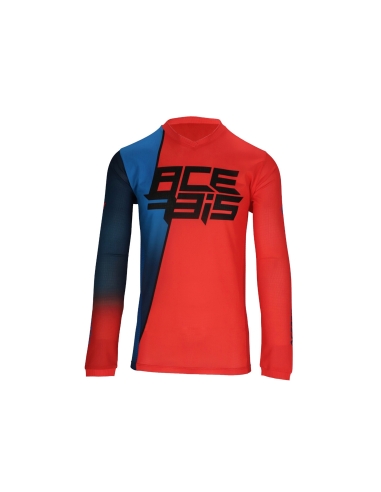 ACERBIS - CAMISETA MX J-TRACK SEVEN ROSSO/BLU