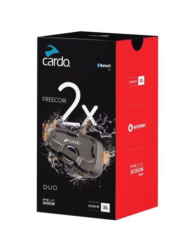 Cardo Freecom 2x Duo Sistema de comunicación Double Pack