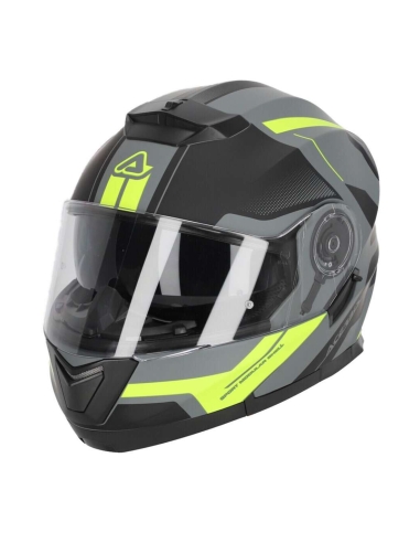 ACERBIS - CASCO MODULAR SEREL 22.06 Negro/Amarillo fluo